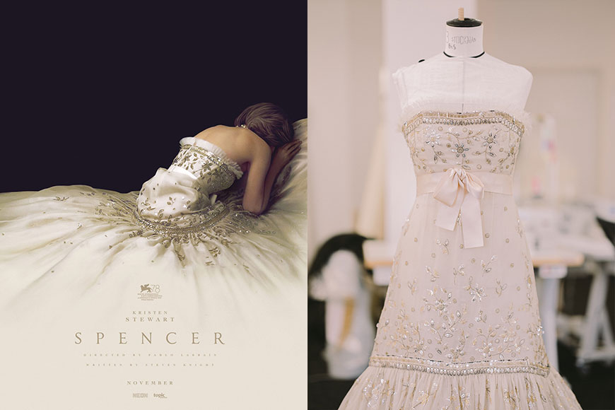 All Of The Secrets Behind The Chanel Haute Couture Dress Worn By Kristen  Stewart On The “Spencer” Poster Vogue France