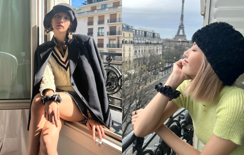 Lisa 同款 Celine 髮圈