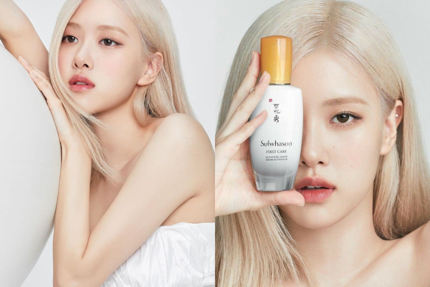 Rosé 代言雪花秀