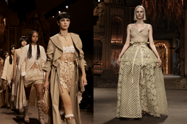 巴黎時裝周：Dior 2023 春夏系列，摩登重塑巴洛克宮廷風格