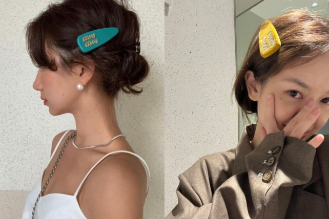 miu miu hair clip