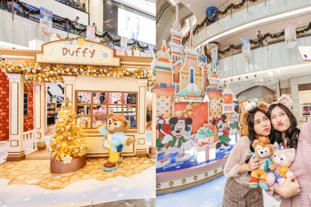 Duffy & Friends 主題聖誕小屋！奇妙夢想城堡/聖誕長廊飄雪水晶球