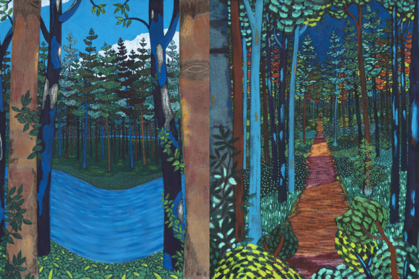 駐荷蘭藝術家 Bart Kok 亞洲個展亮相 SENS Gallery，迷人藍調繪出奇幻森林景觀！