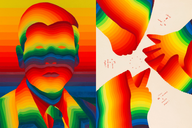 對彩虹色的迷戀近乎瘋狂！日本前衛藝術家靉嘔大型回顧展亮相美國史密森尼博物館！