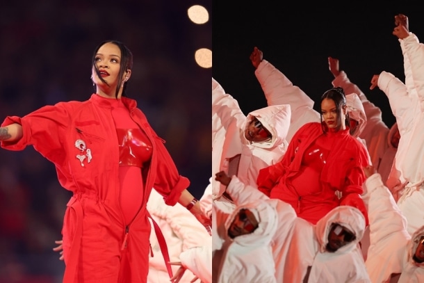 Super Bowl超級盃最強孕婦！剖析Rihanna一身超強孕婦表演服