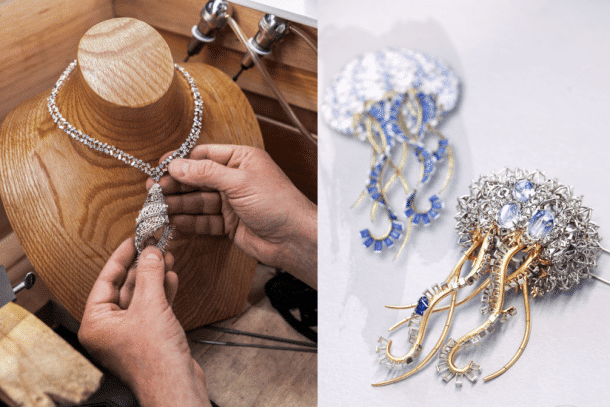 Tiffany & Co. Blue Book 高級珠寶系列 「 Out of the Blue」，從閃爍珠寶世界深入幻海秘境