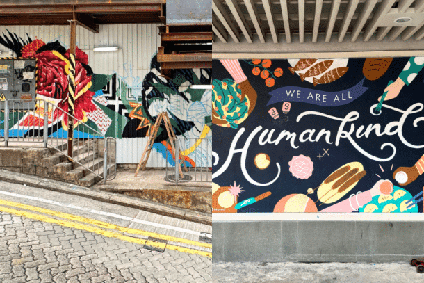 城市壁畫敘述難民故事，以藝術頌揚被迫流離失所者之強頑力量