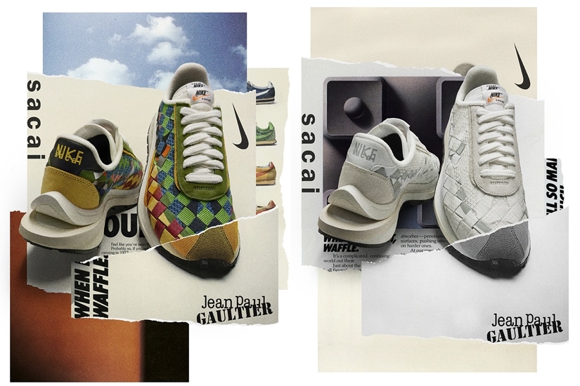 Nike、Sacai與Jean Paul Gaultier推出新款Vaporwaffle聯名球鞋