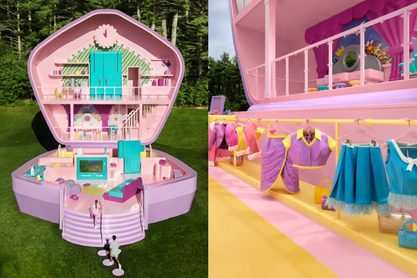 Airbnb 限定推出「真人尺寸 Polly Pocket」豪宅，夢幻睡衣派對等你來體驗