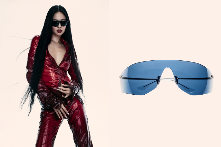 RAY-BAN ALIX RB3781 一體式鏡片設計示意圖