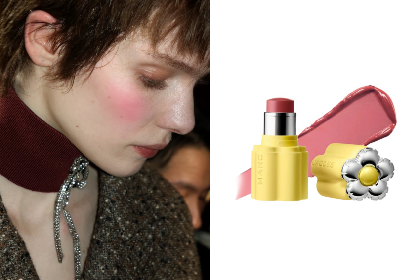 Marc Jacobs 胭脂棒与高光产品展示