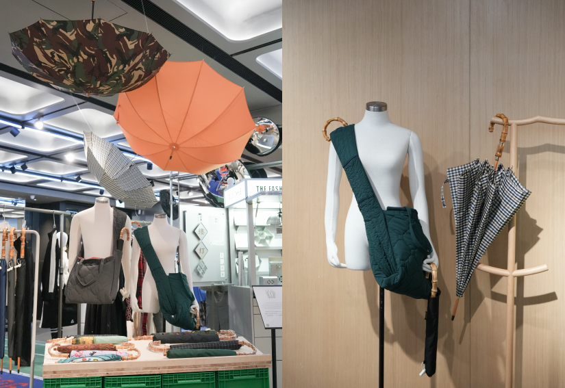 梁苏记传统手工雨伞展示，体现工艺与传承