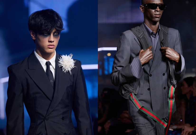 Gucci 模特在城市街景中呈现多元风格