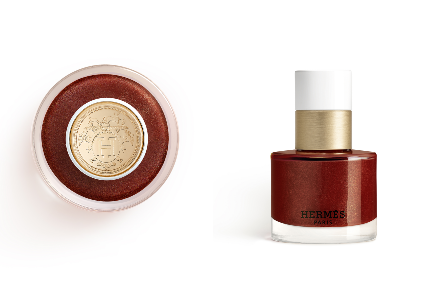 Les Mains Hermès nail lacquer in bronze shade