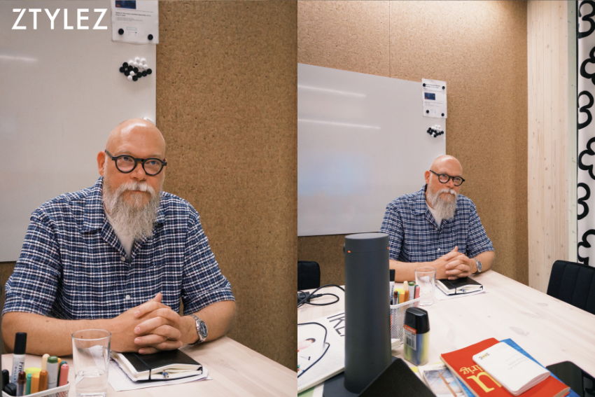 IKEA Johan Ejdemo 在总部接受访谈的照片