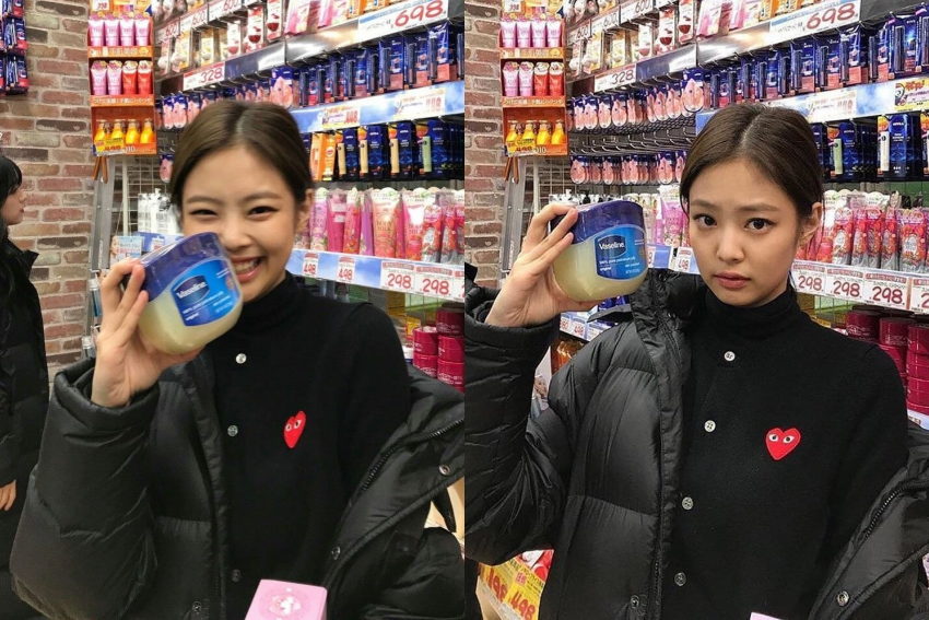 Jennie私物中出现的凡士林产品近照